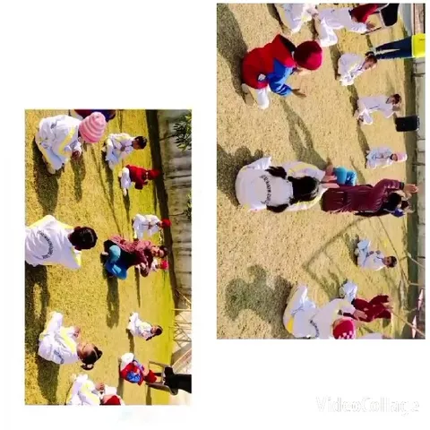 Children in White Clothing Outdoors