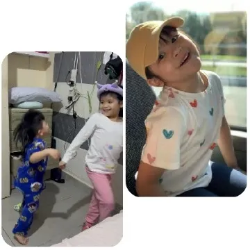 Children Playing Indoors and Smiling