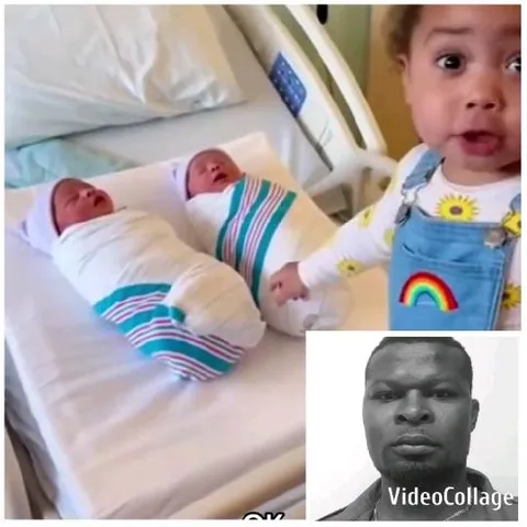 Newborns with Child Holding Hands