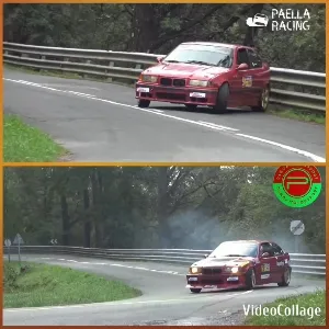 Red Car Racing on Winding Road