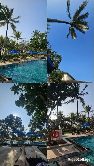 Outdoor Pool Area with Relaxation
