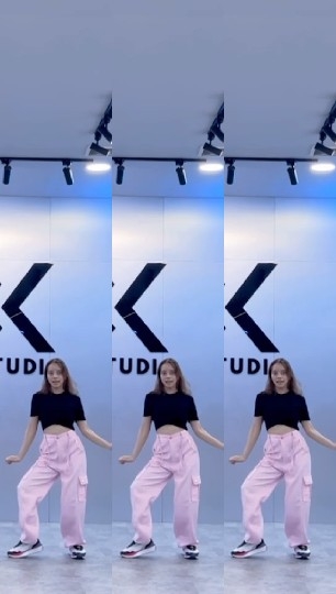 Dance Pose in a Studio