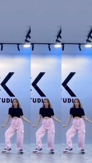 Dance Pose in a Studio