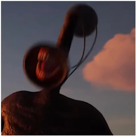 Surreal Creature at Sunset