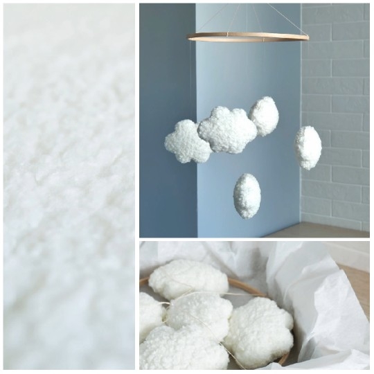 Cloud Mobile and Textured Surface