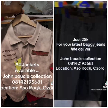 Jacket Promotion and Baggy Jeans Sale