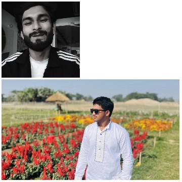 Two Men in Distinct Settings