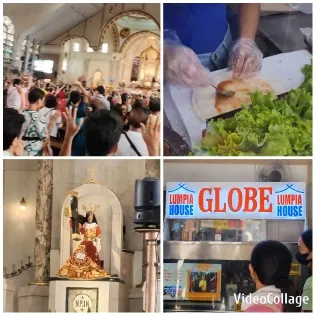 Hands Raised in Church and Sandwich Prep