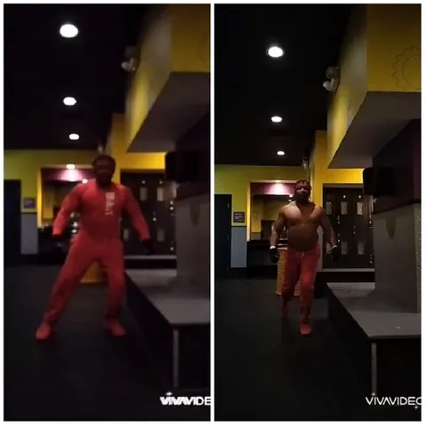Gym Attire in Locker Room