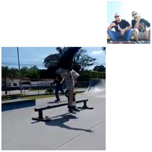Skateboard Trick in Open Park