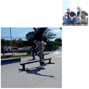 Skateboard Trick in Open Park