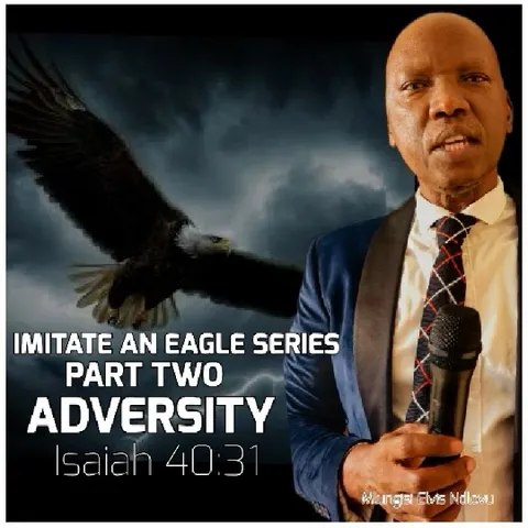 Person with Microphone and Eagle