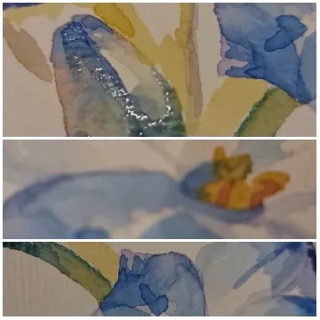 Abstract Floral Watercolor Art