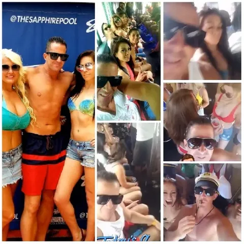 Friends Enjoying a Pool Party