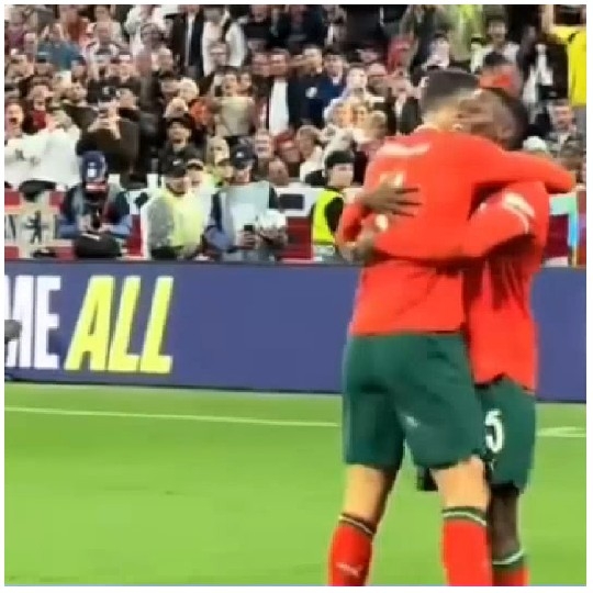 Soccer Players Celebrating a Victory