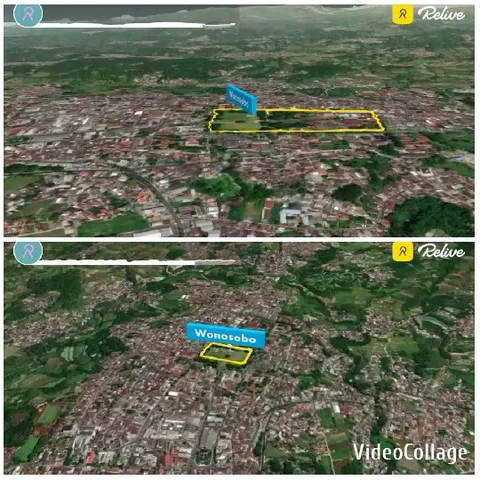 Aerial Maps Highlighting Wonosobo Area