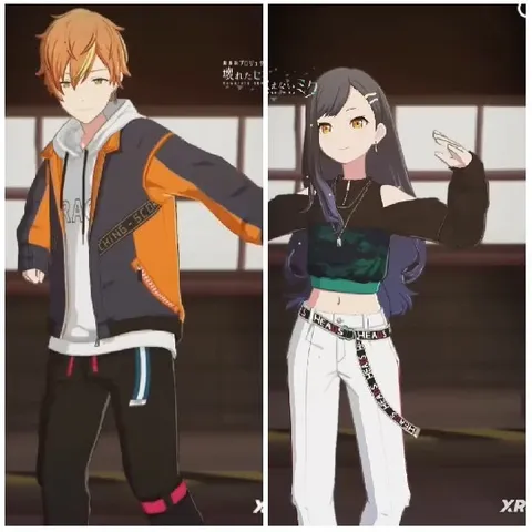 Two Animated Characters Together