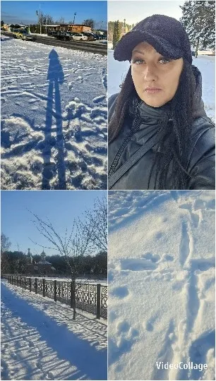Snowy Scenes and Selfie