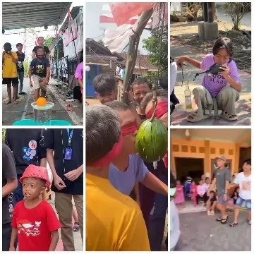 Outdoor Celebration with Games