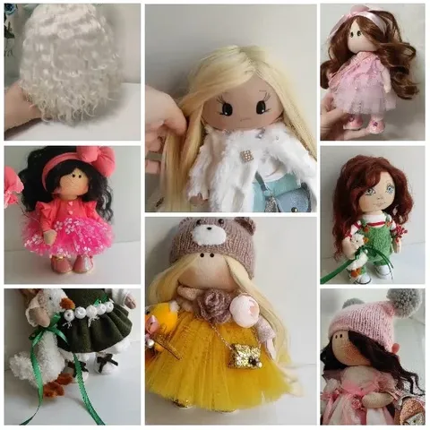 Intricate Handmade Dolls Display