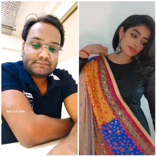 Man in Polo and Woman in Color