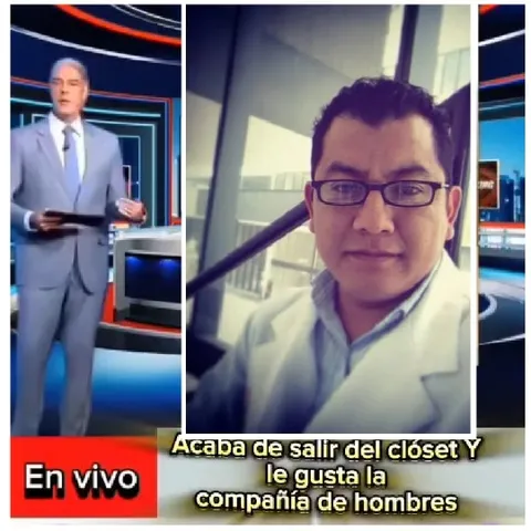 News Broadcast with Two Individuals