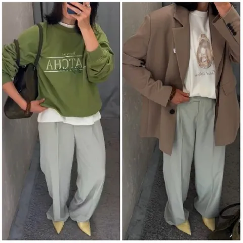 Two Outfits in One Frame