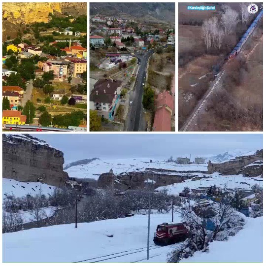Aerial Views and Winter Landscape