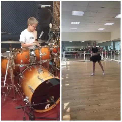 Drumming and Dancing in Studios