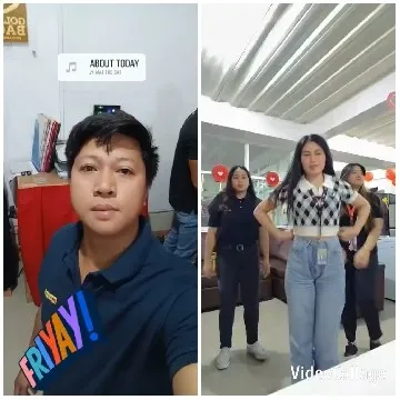 Selfie with Friends Dancing
