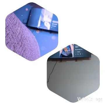 Purple Textured Surface With Television