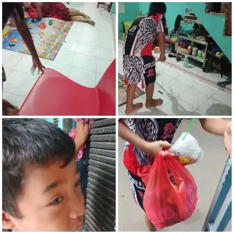 Children Playing Inside a House