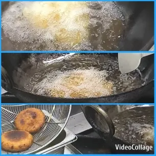 Frying Food in Hot Oil Frames