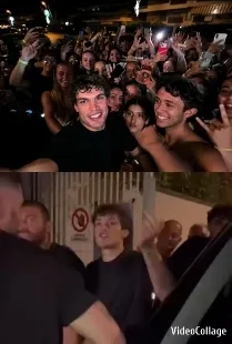 Group Photo and Nighttime Scene