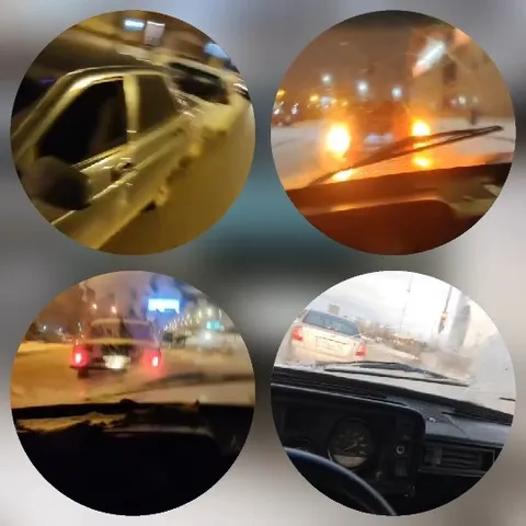 Cars on Wet Roads