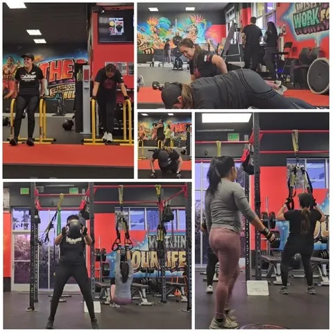 Fitness Activities in a Vibrant Gym