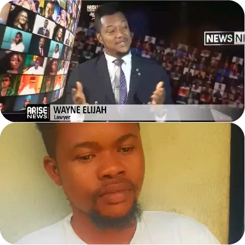 News Studio Lawyer and Plain Wall