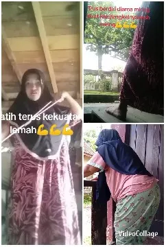 Exercising with Greenery Background