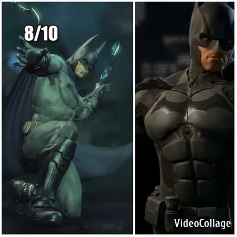 Superhero in Dark Armored Suit