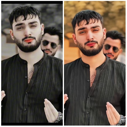 Bearded Man in Traditional Attire