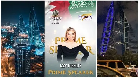 Nighttime Skyscrapers and Event Promotions