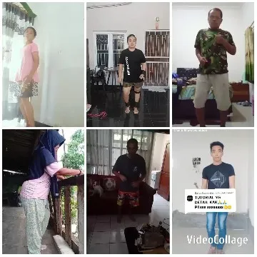 Individuals Posing in Residential Areas