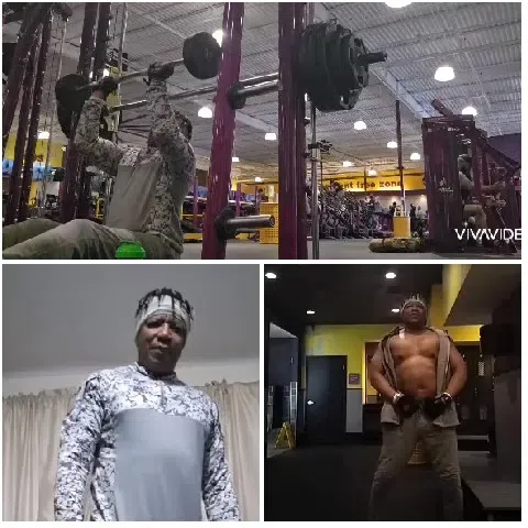 Smith Machine Press and Casual Attire