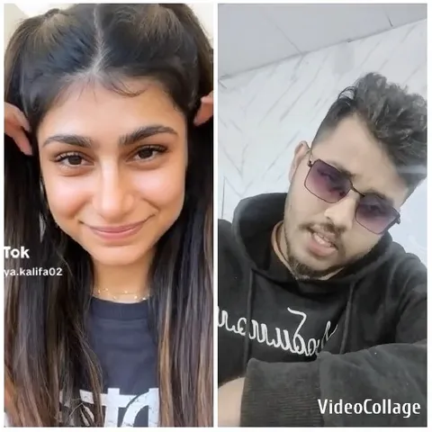 Smiling Woman and Sunglasses Man