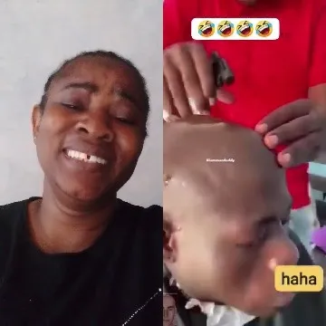 Funny Face and Head Shaving Moment