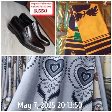 Formal Shoes and Fabric Displays