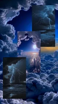 Dramatic Thunderstorm with Lightning