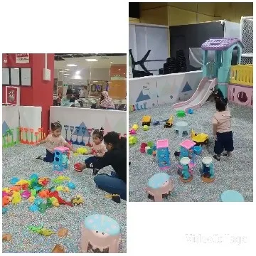 Children Playing in Indoor Area