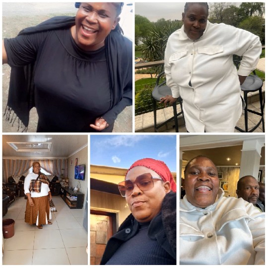 Middle-Aged Woman in Various Outfits