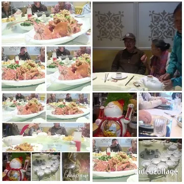 Dining Setting with Seafood Feast